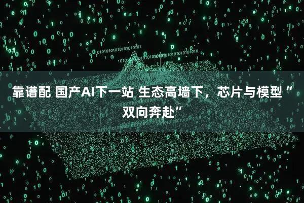 靠谱配 国产AI下一站 生态高墙下，芯片与模型“双向奔赴”