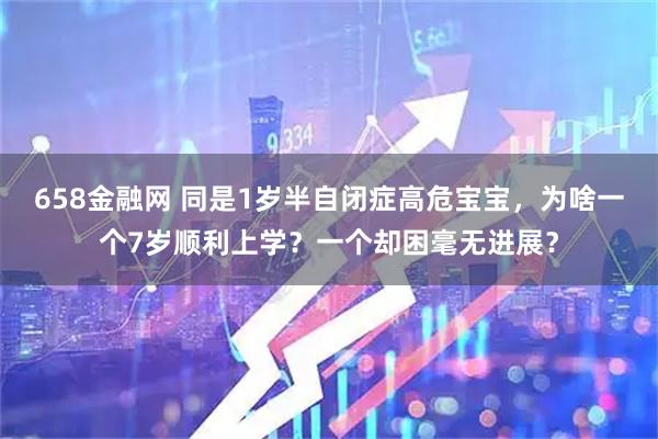 658金融网 同是1岁半自闭症高危宝宝，为啥一个7岁顺利上学？一个却困毫无进展？